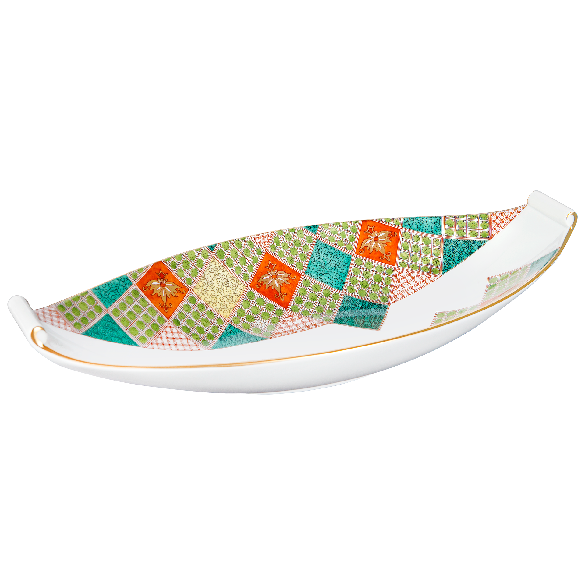 MEISSEN Limited Edition Serving Dish Japanese Flower and Ornament