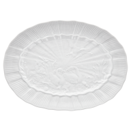 Platter, oval, Shape "Swan Service", white, L 30 cm