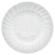 Starter- and Dessert Plate, Shape "Swan Service", white, Ø 20 cm