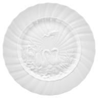 Dinner Plate, Shape "Swan Service", white, ø 28 cm