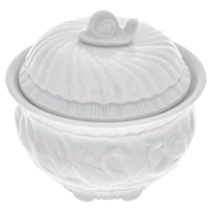 Sugar Bowl, Shape "Swan Service", white, Ø 10,5 cm