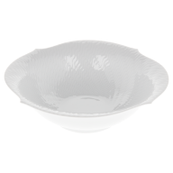 Bowl, large, Shape "Waves Relief", white, Ø 27 cm
