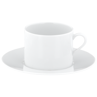 Coffee cup & saucer, form "No 41 Casa", white, V 0,15 l