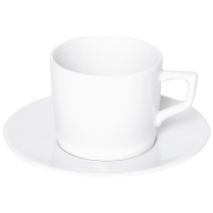 Espresso cup & saucer, Shape "No 41", white, V 0,05 l
