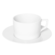 Coffee cup & saucer, Shape "No 41", white, V 0,15 l