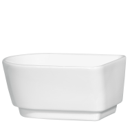 Twin bowl, Shape "Vitruv", white, T 6,5 cm