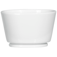 Sugar bowl, white, Shape "Vitruv", 7 x 6 cm