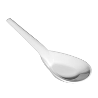 Spoon, white, L 12,5 cm