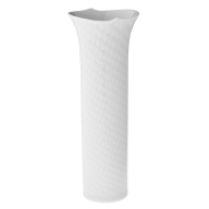 Vase, white, H 19,5 cm
