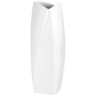Vase, white, H 19 cm