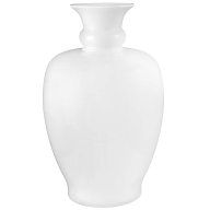 Vase, white, H 40 cm