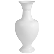 Vase, white, H 45 cm