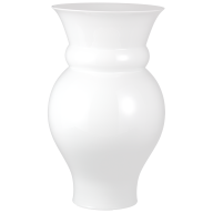 Vase, white, H 57 cm