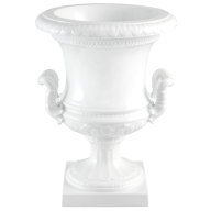 Kratervase, white, H 35 cm