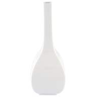 Flacon, 4 angular, white, H 21,6 cm