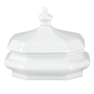 box, white, H 9,2 cm