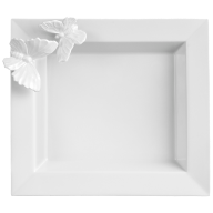 Vide-Poche, "Butterfly Collection" large, white, 21 x 18 cm