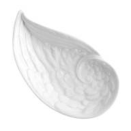 Bowl with wing-shape, white, L 22 cm