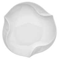 Bowl, Shape "Waves Relief", white, Ø 12,5 cm