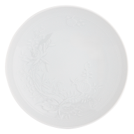 Bowl with onion pattern relief, white, Ø 18 cm