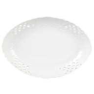 Dish, small, white, L 25 cm