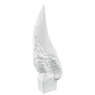 Figure big, white, H 39 cm