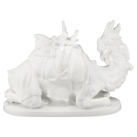 Pack camel lying, white, L 49 cm