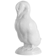 Bird Duck, white, H 14,5 cm