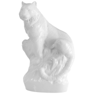 Tiger, white, H 33 cm