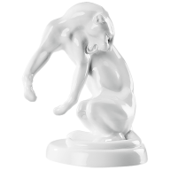Panther, white, H 17 cm