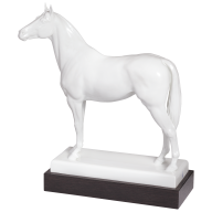 Horse Grande, white, H 28 cm