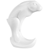 Chinese Zodiac Sign Rabbit, white, H 12 cm