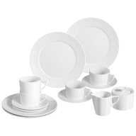 Coffee Set, Shape "No 41, Royal Blossom", white