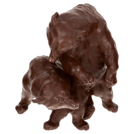 Two bears, Boettger Stoneware, H 20 cm