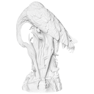 Heron with fish, H 63 cm