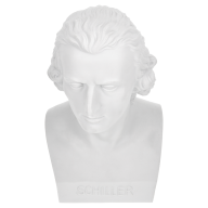 Bust, Bisque Schiller, white, bisque