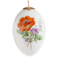 Easter egg, Vintage Flower Painting 2, Buttercup, H 4,5 cm