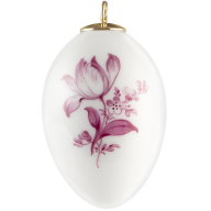 Easter egg, Vintage purple, tulip, H 4,5 cm