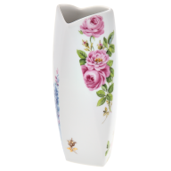 Vase, Meissen rose,gold decoration, H 19 cm