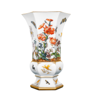 Vase "Early Flower Painting, Butterflies and Birds", H 27,5 cm