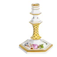 Candlestick "Fruit and flower painting", H 13,5 cm