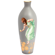 Vase, Lady playing ball, Lim. 25, H 38,5 cm