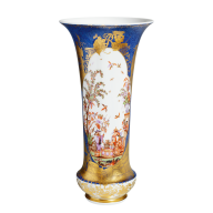 Vase "Chinoiserie", Chinoiserie after Hoeroldt, H 41 cm