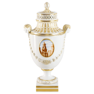 Vase "Egyptian landscapes", H 41 cm