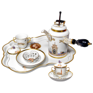 Chocolate Set "Casanova-incognito", H 21,5 cm