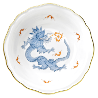Bowl, Shape "New Cutout", Ming dragon, blue, Ø 14,5 cm