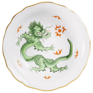 Bowl, Shape "New Cutout", Ming dragon, green, Ø 14,5 cm