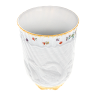 Mug, Shape "Swan Service", Oriental strewn flowers, gold rim (Swan service), H 9,5 cm