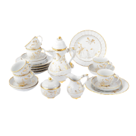 Swan service mocha set "Capodimonte", Shape "Swan Service"