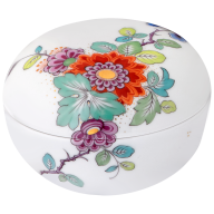 Box II, Indian Flower Painting, Lim. 50, Ø 9 cm